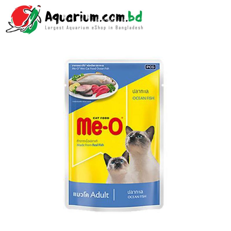 Me-O Adult Cat Food- Ocean Fish 80G Pouch