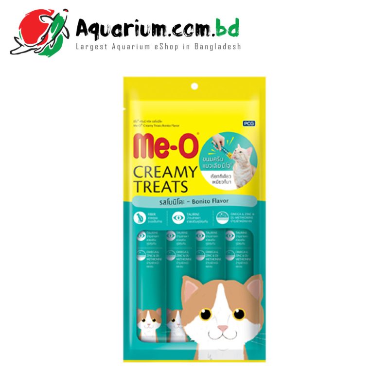 Me-O® Creamy Treats Bonito Flavor- 15 G*4 Sachets