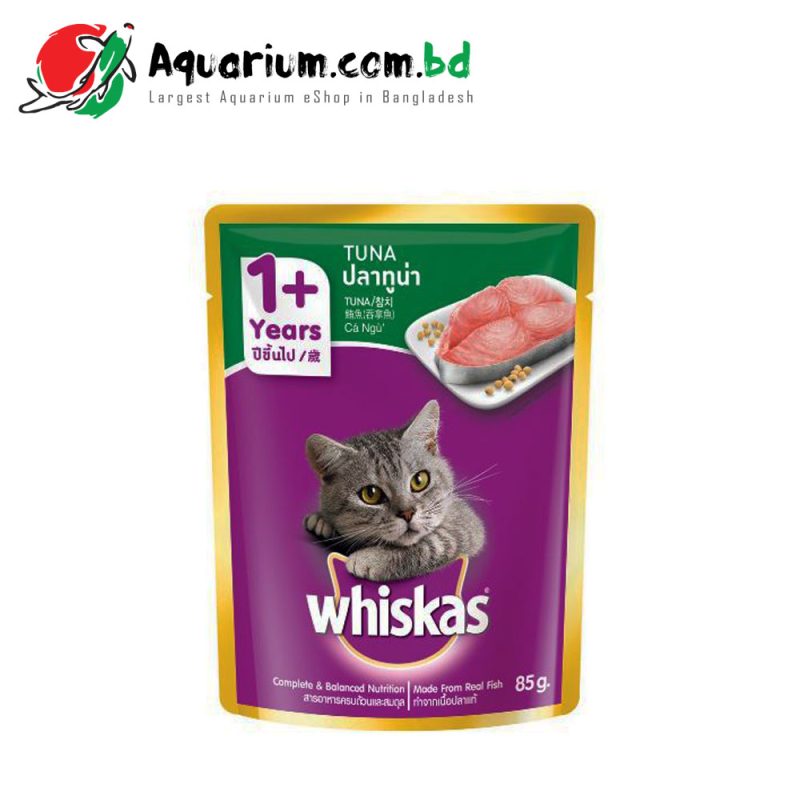 WHISKAS® POUCH ADULT 1+ TUNA 85g