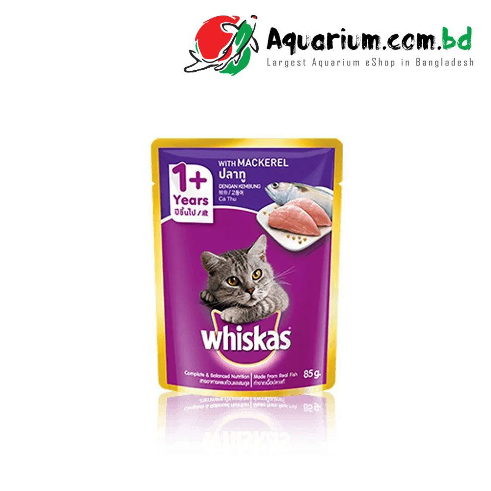 Whiskas®-Pouch-Adult-1-Mackerel-Cat-Food-85g
