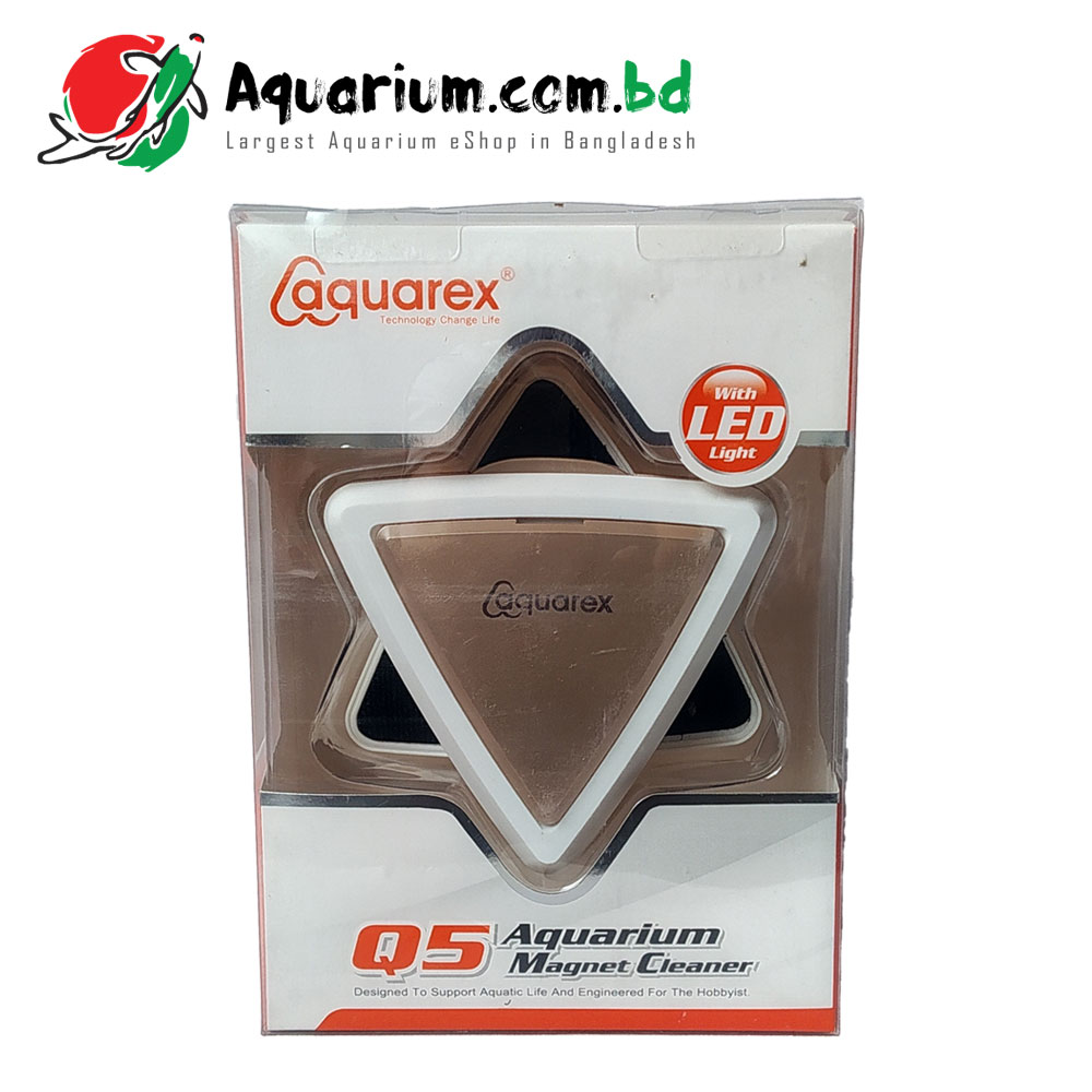 Aquarex Aquarium Magnet Cleaner with LED Light(Q5)