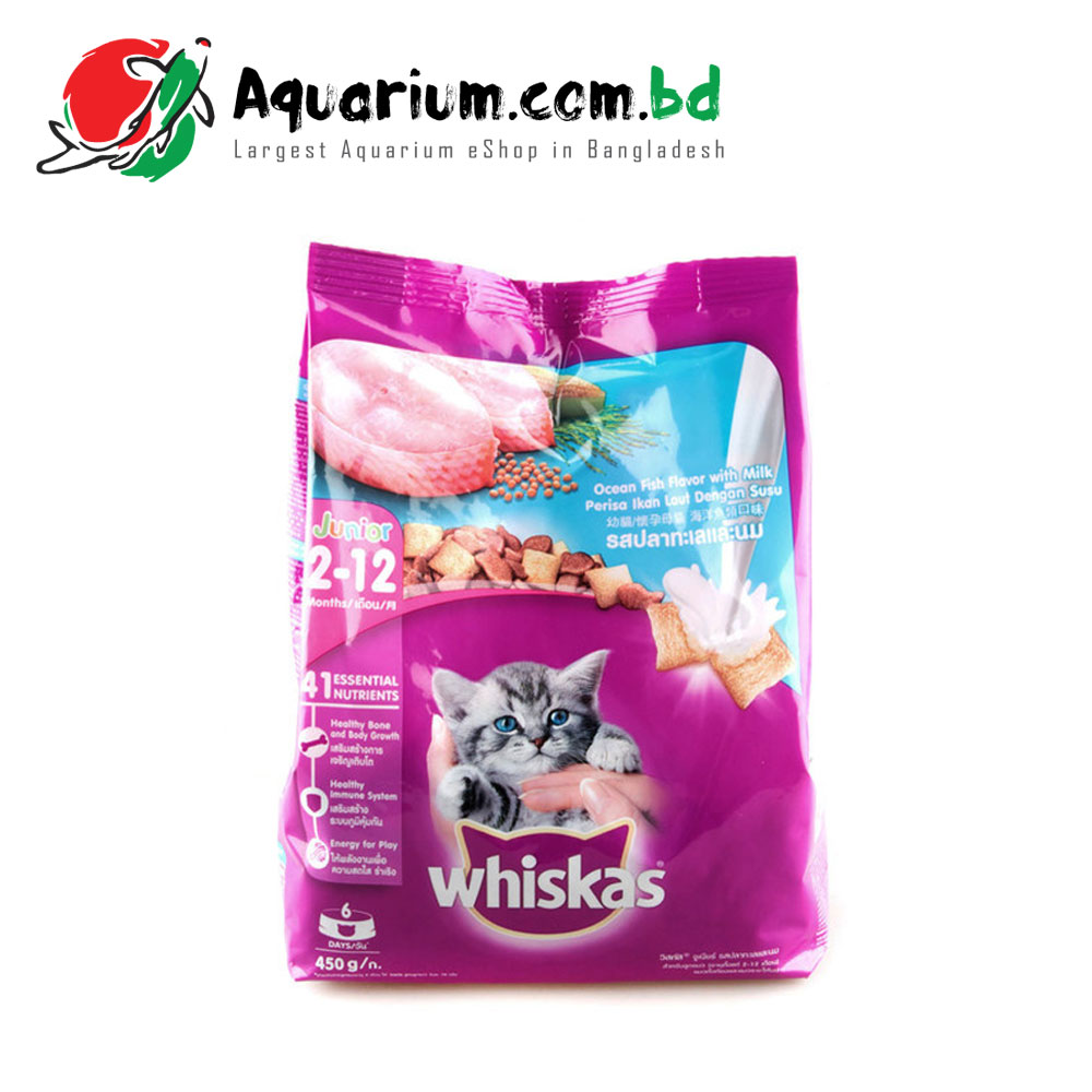 Whiskas Junior Ocean Fish with Milk Flavor(450g)