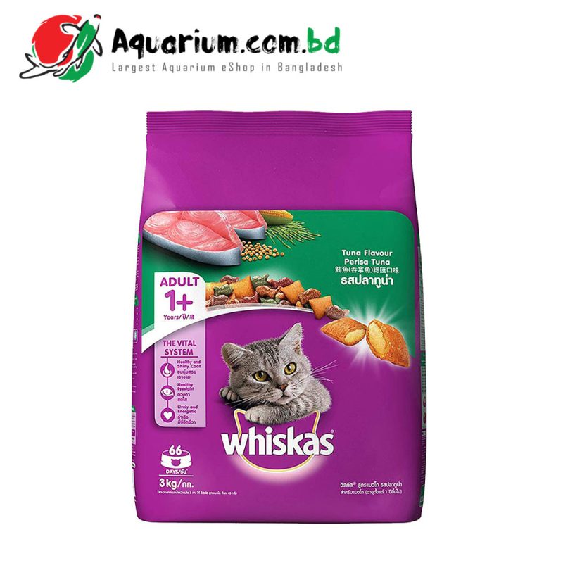 Whiskas Tuna Flavour for Adult(3kg)
