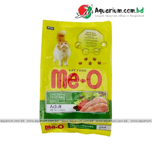 me-o chicken & vegetable flavour cat food 3kg