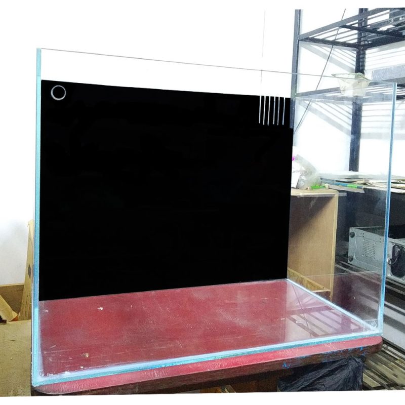 36″x24″x24″ Crystal Glass Aquarium Tank With Backsump
