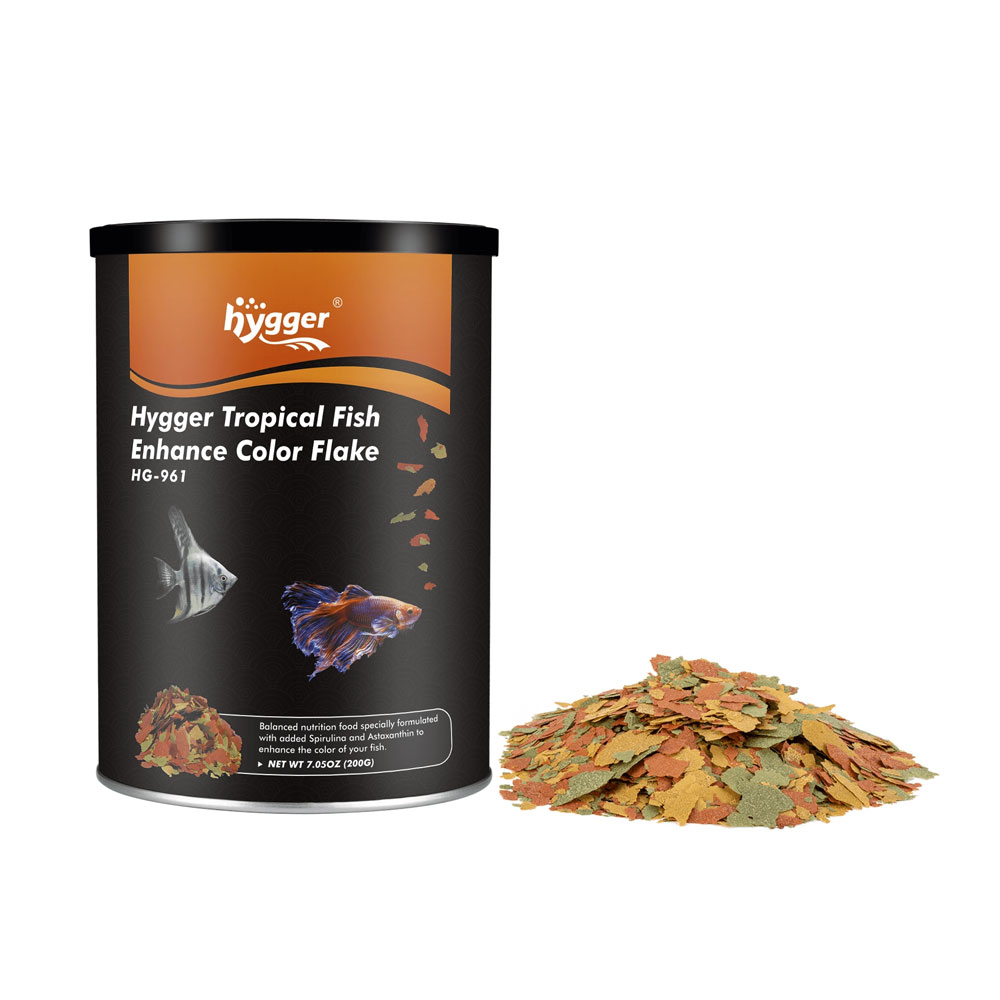 HYGGER Fish Food Nutritionally Balanced Tropical Flakes