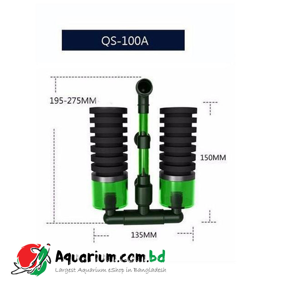 QANVEE QS 100A BIO SPONGE FILTER