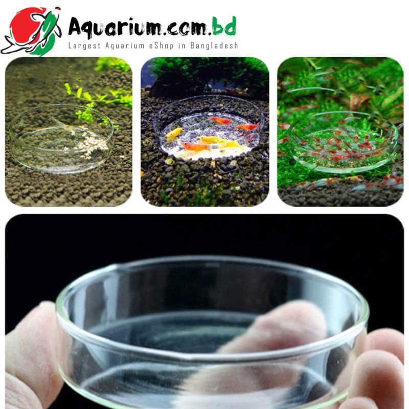 Aquarium Crystal Red Shrimp Feed Food Bowl