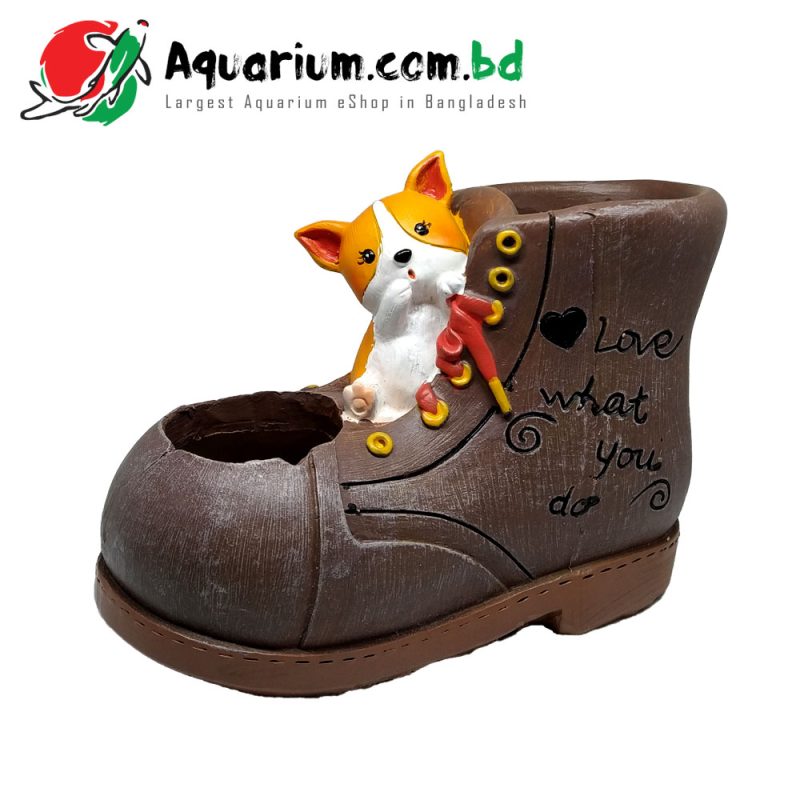 Shoe Shaped Plant Pot for Aquarium