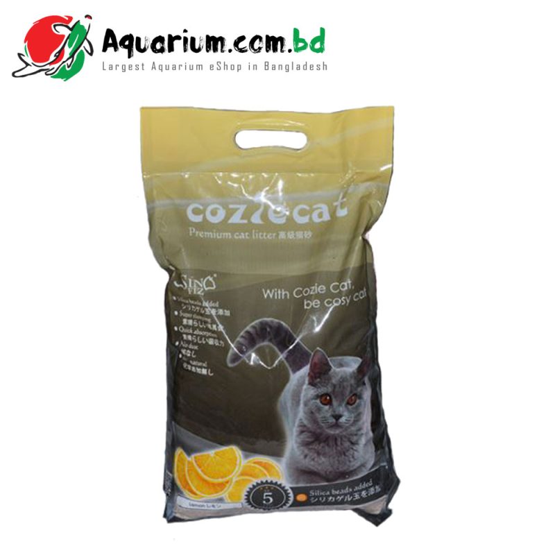 Cozie Cat Premium Cat Litter Lemon 5 liter