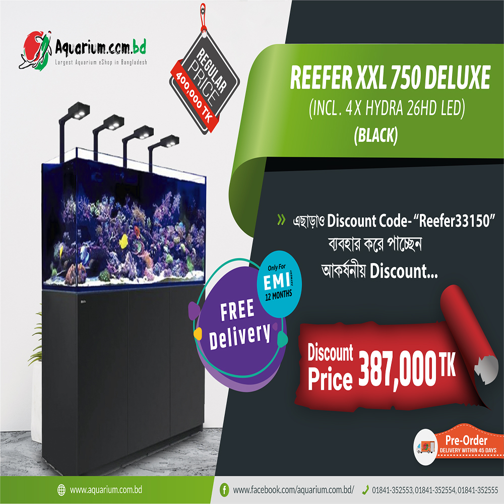 REEFER XXL 750 Deluxe (incl. 4 X Hydra 26HD LED) - Black