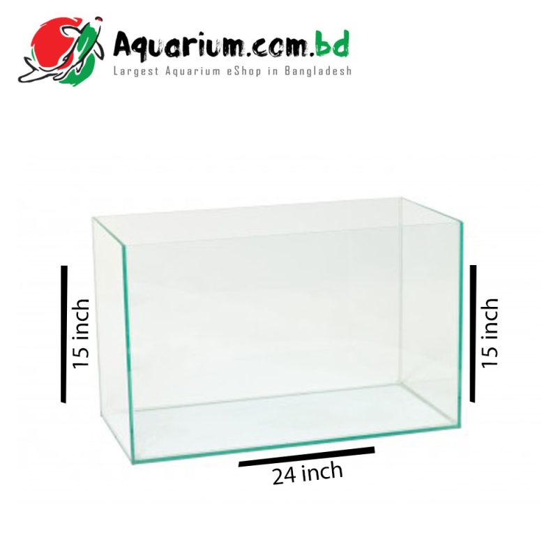 24x15x15 Crystal Glass Aquarium made of Crystal Glass