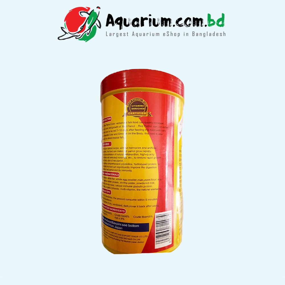 Siso Red Parrot Color Fish Food