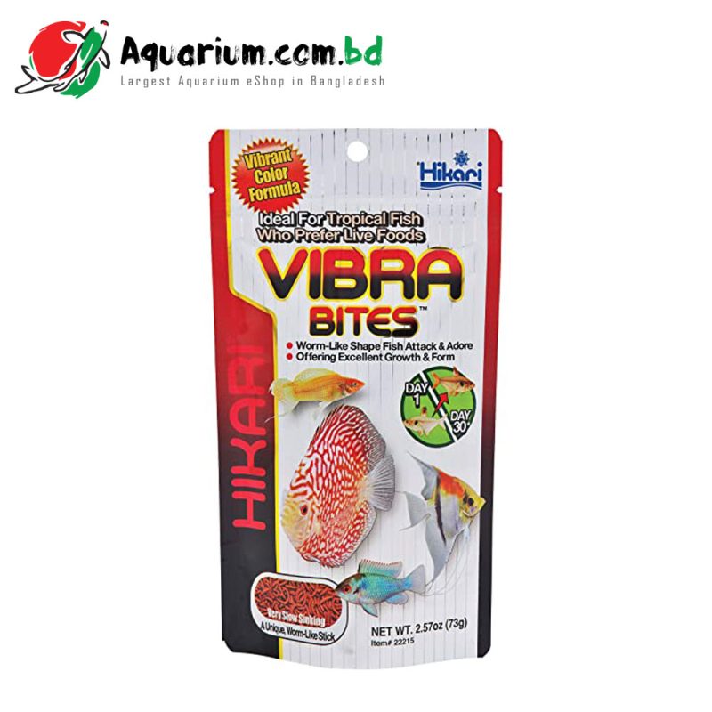 Hikari Vibra Bites- Live Foods For Tropical Fish(73g)