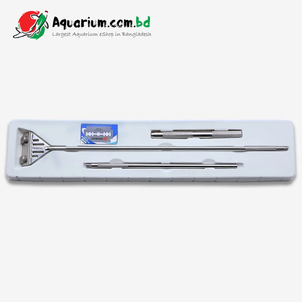 Aquapro Stainless Steel Glass Algae Scraper