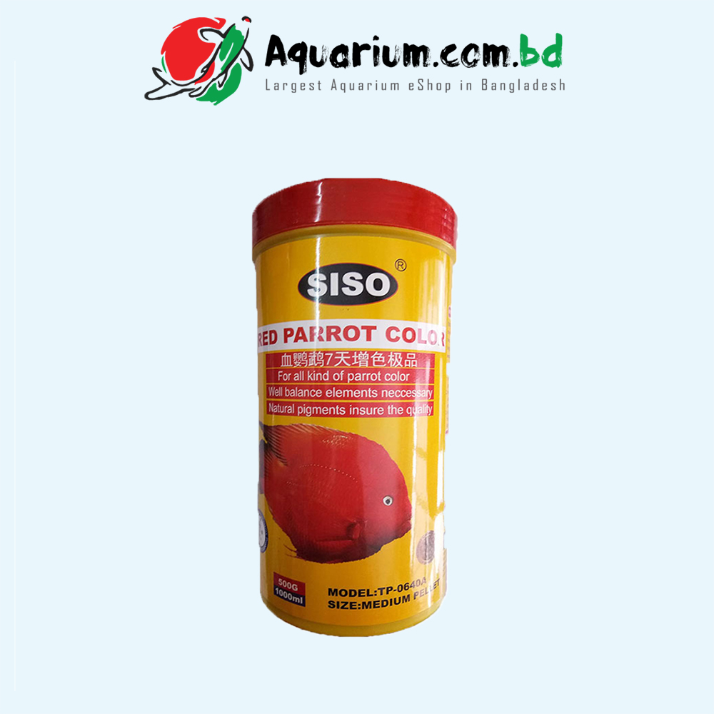 Siso Red Parrot Color Fish Food