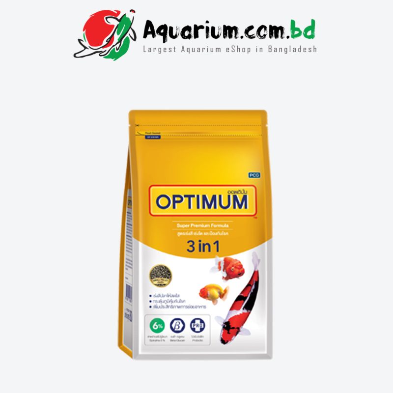 Optimum Super Premium Formula 3 in 1 Small Pellet 6% Spirulina