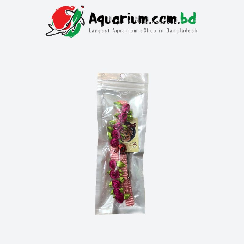 Cat Neck Belt With Flower