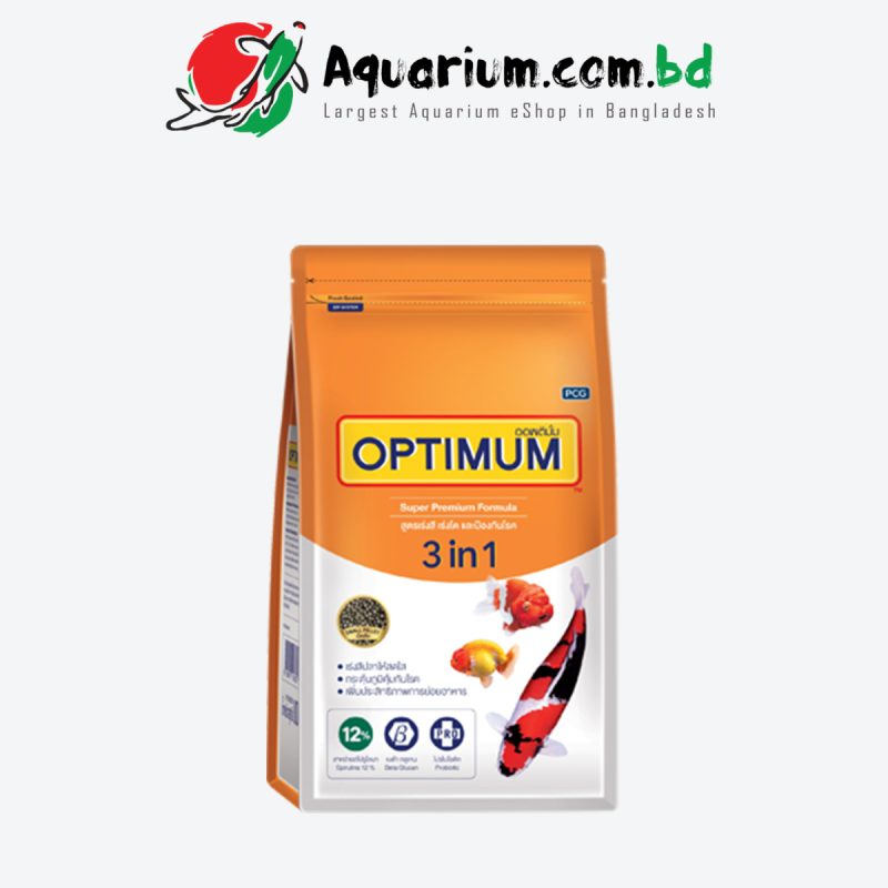 Optimum Super Premium Formula 3 in 1 Small Pellet 12% Spirulina