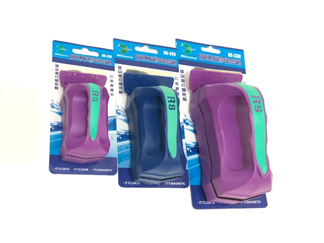 Aquarium Magnetic Glass Cleaner RS-33C (16cm*7.8cm*8.5cm - L Size)